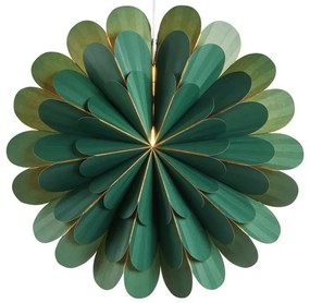 Decorazione luminosa verde con motivo natalizio ø 45 cm Marigold - Markslöjd