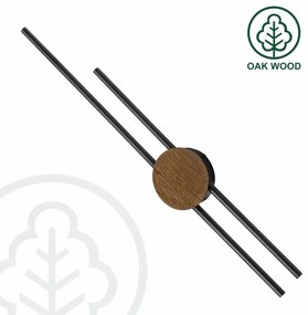 Brilagi - Lampada da parete LED WOODY COLLINE 15W 230V 80 cm rovere/noce