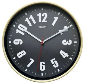 Orologio da Parete Versa Grigio Plastica 4 x 30 x 30 cm