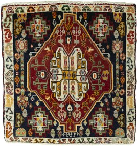 Shiraz Tappeto persiano 60x60 Rosso (Iran) Annodato A Mano