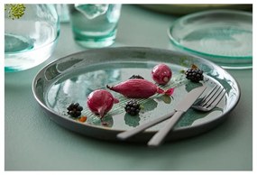 Piatto verde/nero in gres ø 27 cm Gastro Green/Black – Bitz