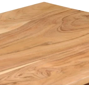 Scrittoio in legno massello di acacia 118x45x76 cm