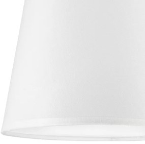 Paralume di ricambio ELLIE E27 diametro 15 cm bianco