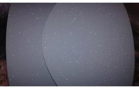 Lampadario a sospensione con filo SFERA 1xE27/60W/230V diametro 35 cm grigio/oro