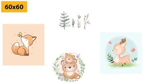 Set di quadri – Animali adorabili
