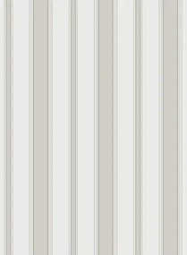 Tapete Cambridge Stripe von Cole & Son - Stone & White