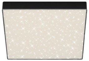 Briloner 7078-415 - Plafoniera LED STAR SKY LED/21W/230V 28x28 cm nero