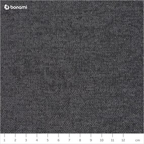 Divano letto angolare grigio scuro, angolo sinistro Scandic Lagom - Miuform