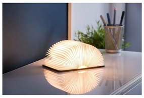 Decorazione luminosa marrone con ricarica USB Booklight – Gingko