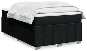 Giroletto A Molle Con Materasso Nero 120x190 Cm İn Tessuto /
