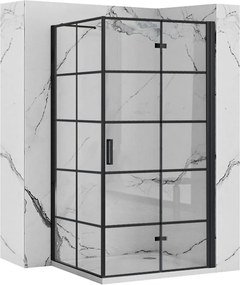 Cabina doccia Rea Molier Black 100x90