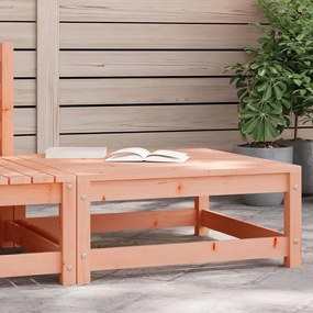 Poggiapiedi Da Giardino 70x70x30cm İn Legno Massello Di Douglas /