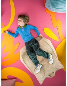 Pouf a sacco per bambini marrone chiaro con rivestimento in velluto a coste Chair – Wigiwama