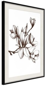 Poster  Fragrant Decoration  Cornice Quadri Cornice nera con pass-partout, Larghezza x Altezza Home decor 20x30