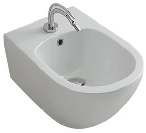 Bidet Sospeso Kerasan "Aquatech" Bianco Lucido