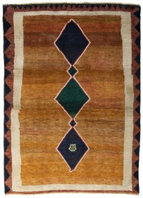 Gabbeh Tappeto persiano 160x120 Giallo (Iran) Annodato A Mano