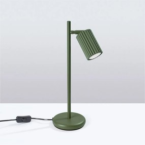 Lampada da tavolo verde (altezza totale 43 cm) Gleam – Sollux