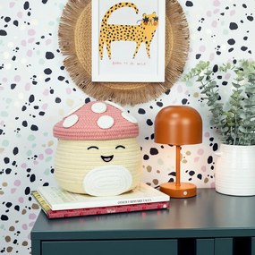 Cesta per giochi da bambino beige in tessuto ø 23x22 cm Fizz Malcolm – SQUISHMALLOWS