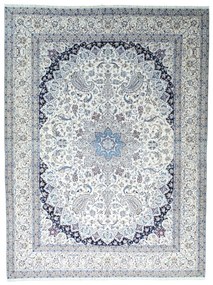 Nain Tappeto persiano 330 x 440 Beige (Iran) Annodato A Mano