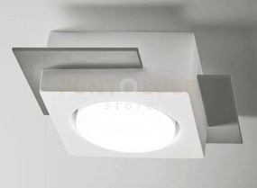Milet lampada da soffitto 1 luce attacco gx53 grigio ral 7039 15,3x...
