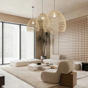 Immax 08260L - Lampadario sospeso con cavo BOHO DELICADO 1xE27/40W/230V Ø 38 cm