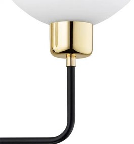 Argon 8032 - Lampada da parete RAVELLO 1xE14/15W/230V nero/oro