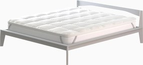 Topper Matrimoniale Trapuntato 600 gr/mq con Elastici Plus Bianco...