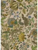 Josephine Munsey Carta da parati Chameleon Trail - Plaster Pink, Ochre and Blue