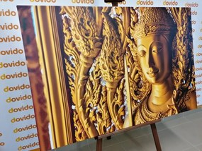 Stampa su tela – Statua di Buddha nel tempio