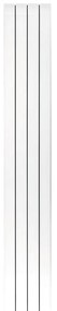 Radiatore acqua calda PRODIGE SUPERIOR in alluminio, 4 elementi, interasse 2000 mm, bianco