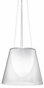 Flos KTribe Suspension 3 Lampada A Sospensione 55 cm a luce diffusa con diffusore esterno Trasparente