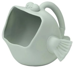 Scrunch secchiello e brocca 2 in 1 in silicone a forma di pesce, Sage Green