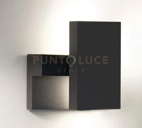 E199 applique a parete per esterni colore grafite a led 10w 3000k810lm