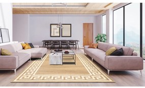 Tappeto in lana marrone chiaro 133x180 cm Cesar - Agnella