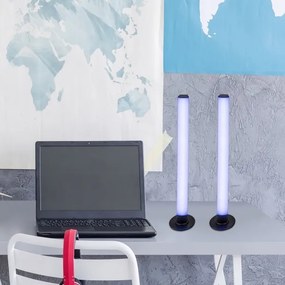 Rabalux 76014 - SET 2x LED RGB Lampada da tavolo dimmerabile PACO LED/5W/5V