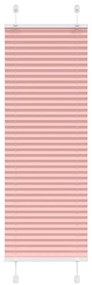 Tenda Plissettata Rosa 45x150 Cm Larghezza Tessuto 44,4 Cm /