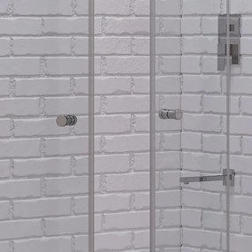 Porta doccia a doppio soffietto 130-133 cm | KAM-KS700DC - KAMALU
