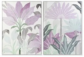 Quadro DKD Home Decor 103,5 x 4,5 x 144 cm Tropicale (2 Unità)