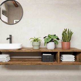 Vaso in ceramica fatto a mano ø 17 cm Echo - Artevasi