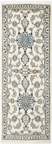 Nain Tappeto 80x210 Beige (Iran) Annodato A Mano