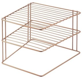 Ripiano aggiuntivo color rame in acciaio 25x25 cm Palio – Metaltex