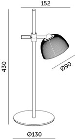 LED Lampada da tavolo ricaricabile dimmerabile LED/3,5W/5V 3000/4000/6500K nero