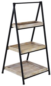 LEVELY - libreria industrial in legno e acciaio