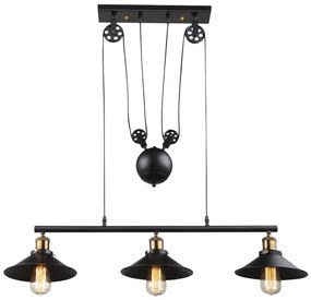 Globo 15053-3 - Lampadario LENIUS 3xE27/60W/230V