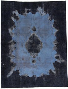 Vintage Tappeto persiano 380 x 290 Blu (Iran) Annodato A Mano