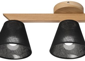 Brilagi - LED  Lampadario a plafone ANTHONY 3xE14/40W/230V quercia/nero