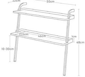 Scarpiera per bambini in metallo nero Tower - YAMAZAKI