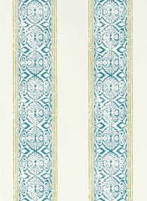 Clarke & Clarke Carta da parati Kalamkari - Teal