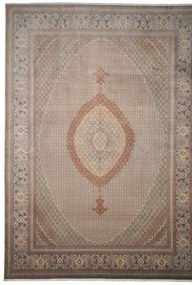 Tabriz Tappeto 500 x 350 Beige (Iran) Annodato A Mano