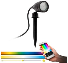 Eglo 98052 - Lampada da esterno LED RGB NEMA-C 1xGU10/5W/230V IP44